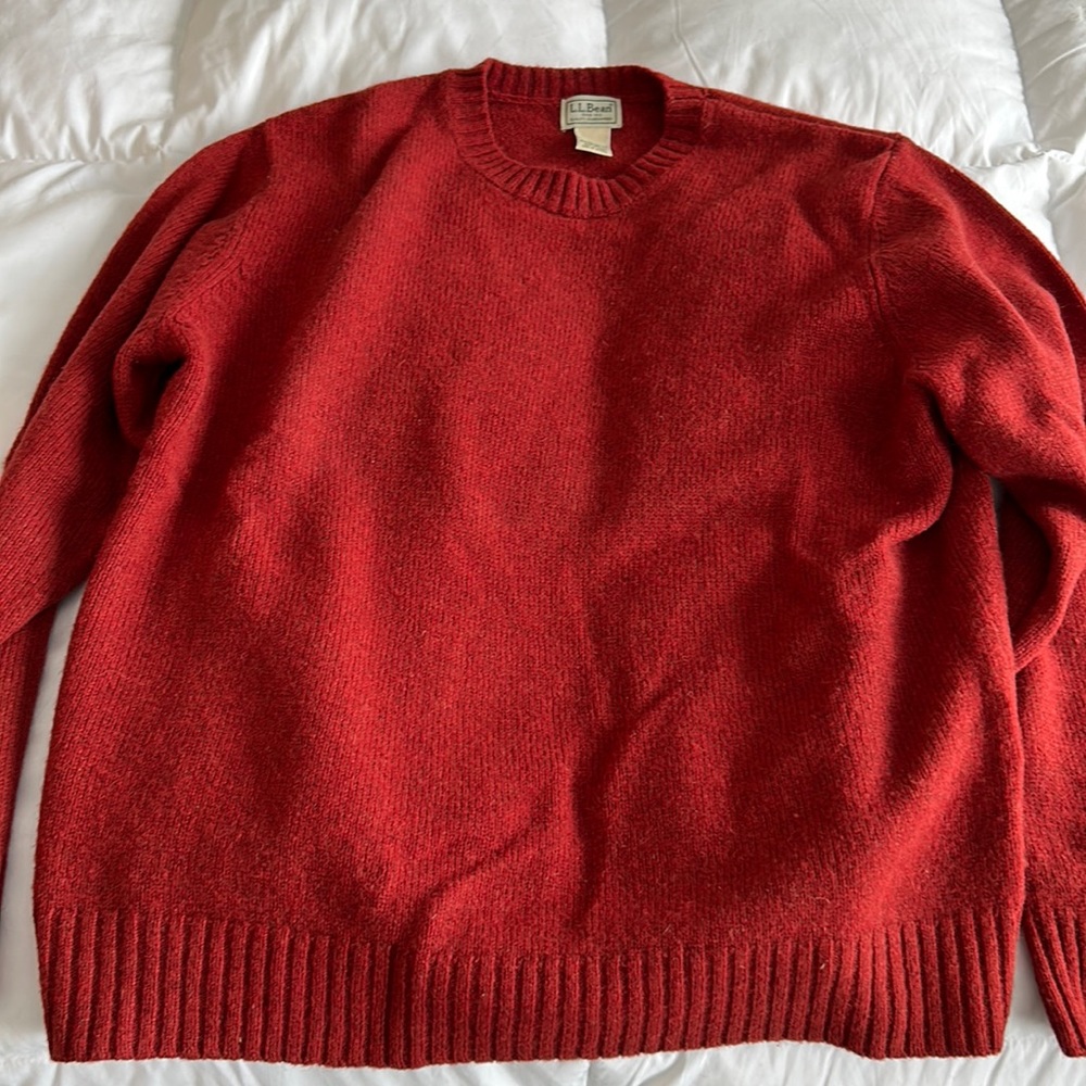 Classic LL Bean wool sweater